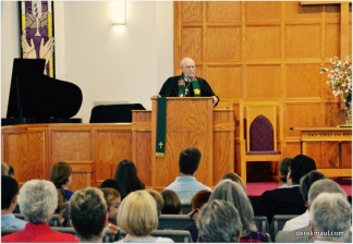Rev. Dr. John LaMotte preaches