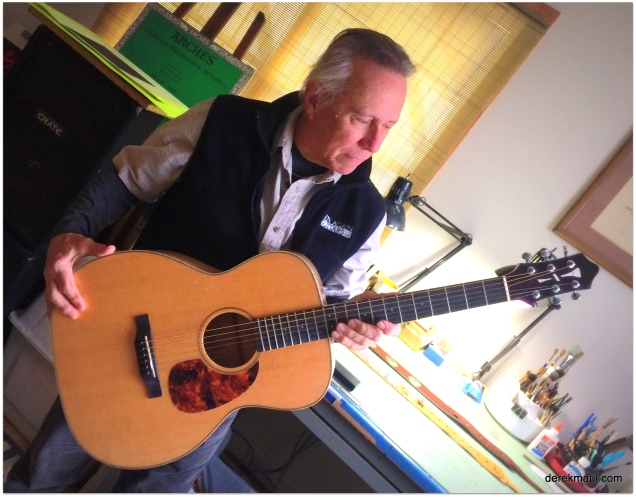 Hans made this guitar from scratch