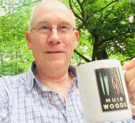 Derek Maul likes to ponder on his deck in North Carolina while drinking coffee