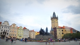 Old Town Square - Prague - Jan Huss monument