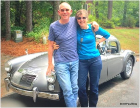 summer fun with Rebekah (our friends' classic cars)