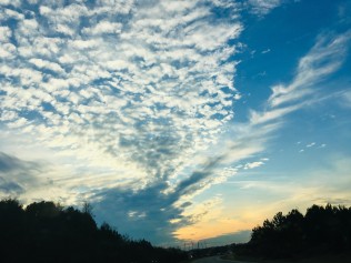beautiful Wake Forest fall sky